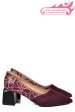 Pantofi visinii piele naturala intoarsa 5s77460