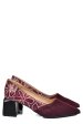 Pantofi visinii piele naturala intoarsa 5s77460