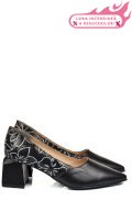 PANTOFI NEGRI PIELE NATURALA 5S77460