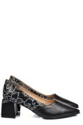 PANTOFI NEGRI PIELE NATURALA 5S77460
