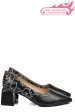 Pantofi negri piele naturala 5s77460