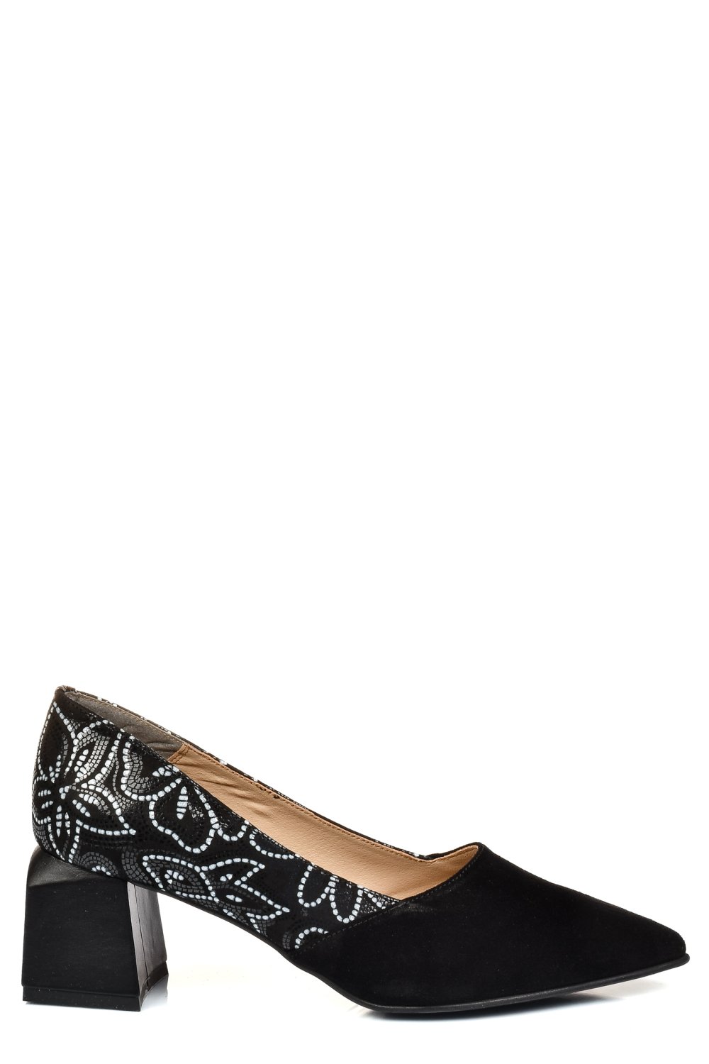 PANTOFI NEGRI PIELE NATURALA INTOARSA 5S77460