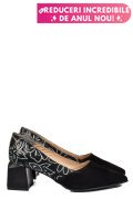PANTOFI NEGRI PIELE NATURALA INTOARSA 5S77460