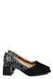 Pantofi negri piele naturala intoarsa 5s77460