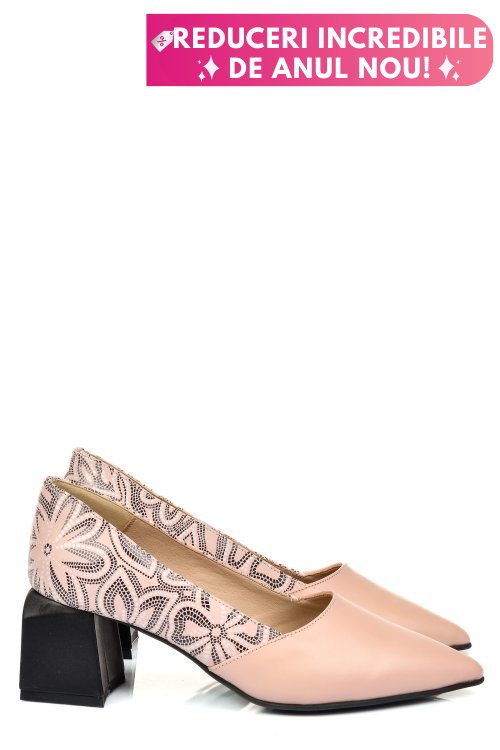 Pantofi nude piele naturala 5s77460