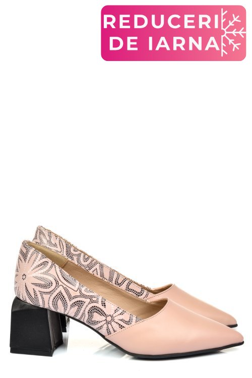 Pantofi nude piele naturala 5s77460
