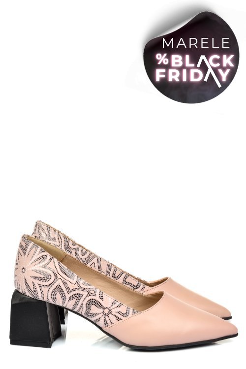 Pantofi nude piele naturala 5s77460