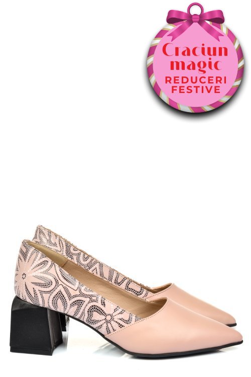Pantofi nude piele naturala 5s77460