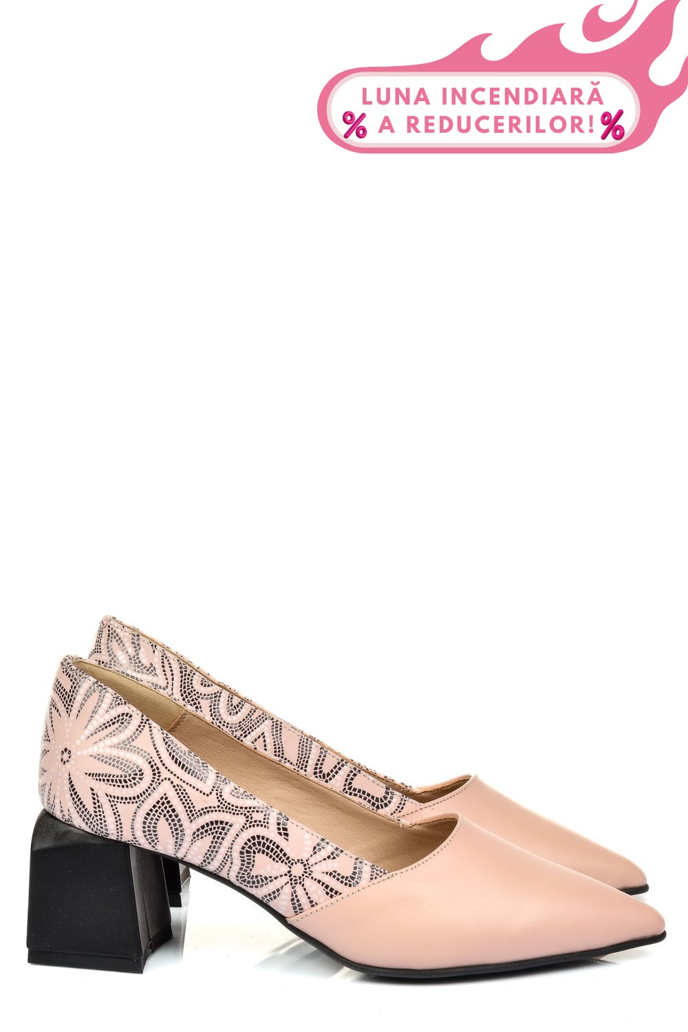 PANTOFI NUDE PIELE NATURALA 5S77460