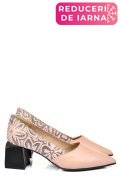 PANTOFI NUDE PIELE NATURALA 5S77460