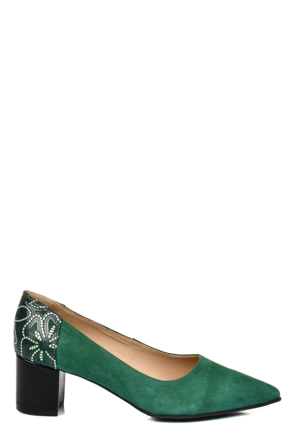 PANTOFI VERZI PIELE NATURALA INTOARSA 5S77602