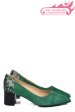 Pantofi verzi piele naturala intoarsa 5s77602