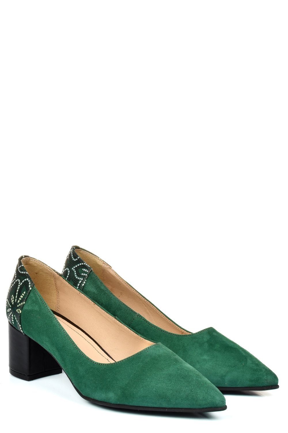 PANTOFI VERZI PIELE NATURALA INTOARSA 5S77602