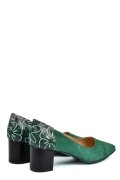 PANTOFI VERZI PIELE NATURALA INTOARSA 5S77602
