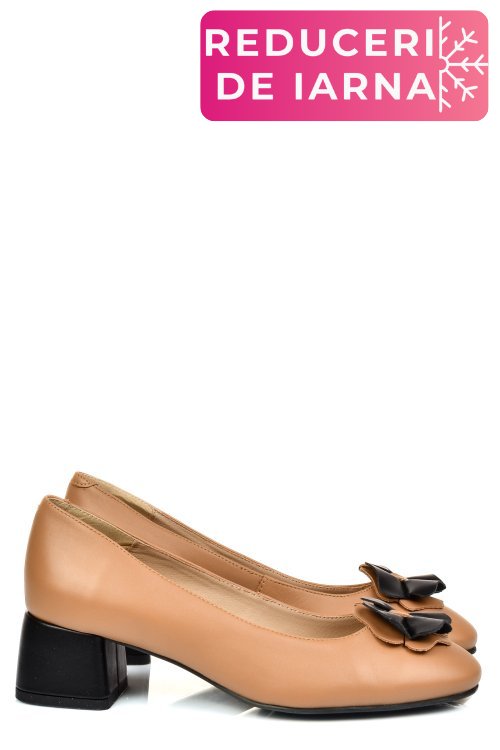 Pantofi nude piele naturala 5s77555