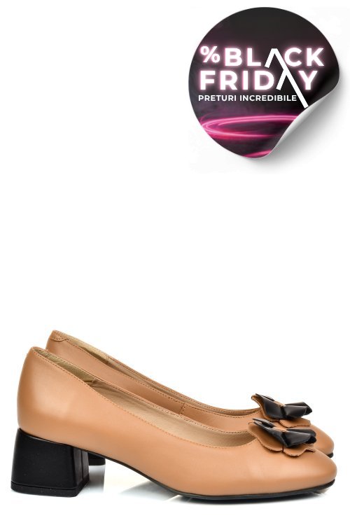 Pantofi nude piele naturala 5s77555