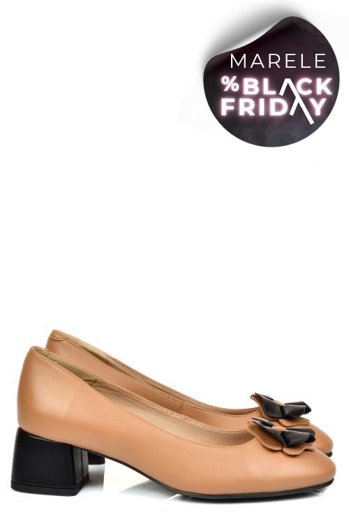 Pantofi nude piele naturala 5s77555