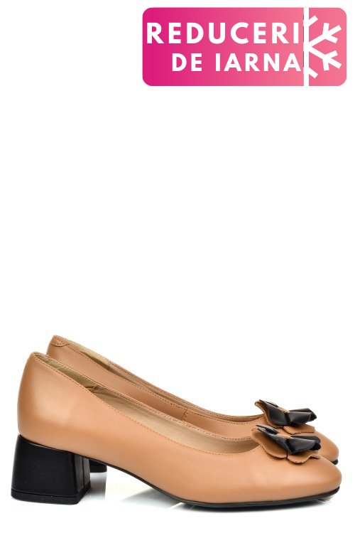 Pantofi nude piele naturala 5s77555