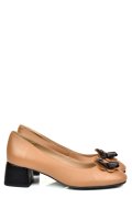 PANTOFI NUDE PIELE NATURALA 5S77555