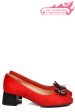 Pantofi rosii piele naturala intoarsa 5s77555