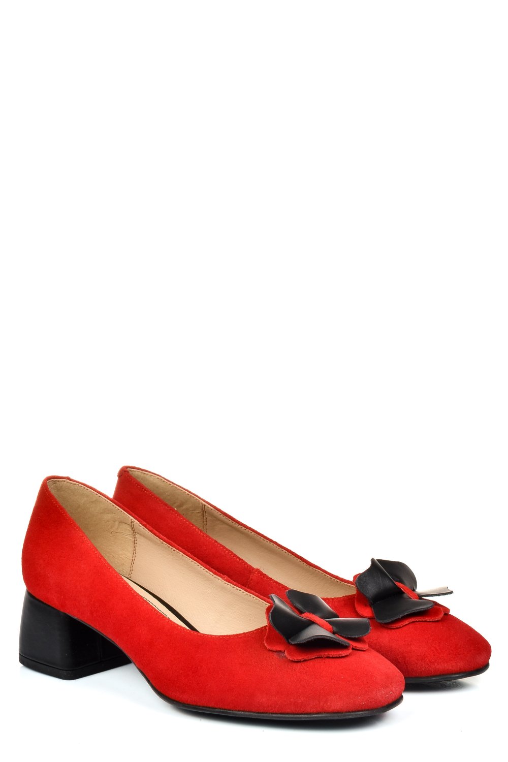 PANTOFI ROSII PIELE NATURALA INTOARSA 5S77555