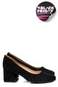 PANTOFI NEGRI PIELE NATURALA INTOARSA 5S77003
