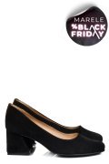 PANTOFI NEGRI PIELE NATURALA INTOARSA 5S77003