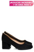 PANTOFI NEGRI PIELE NATURALA INTOARSA 5S77003