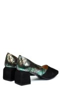 PANTOFI NEGRI FLORAL PIELE NATURALA INTOARSA 5S77460