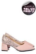 PANTOFI ROZ PIELE NATURALA INTOARSA 5S77460