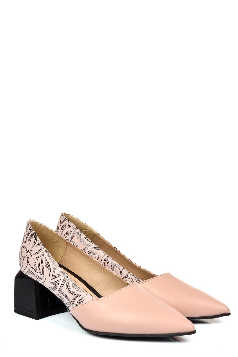 PANTOFI ROZ PIELE NATURALA 5S77460