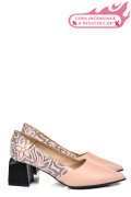 PANTOFI ROZ PIELE NATURALA 5S77460