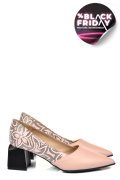 PANTOFI ROZ PIELE NATURALA 5S77460