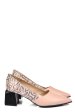 Pantofi roz piele naturala 5s77460