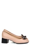 PANTOFI ROZ PIELE NATURALA 5S77555