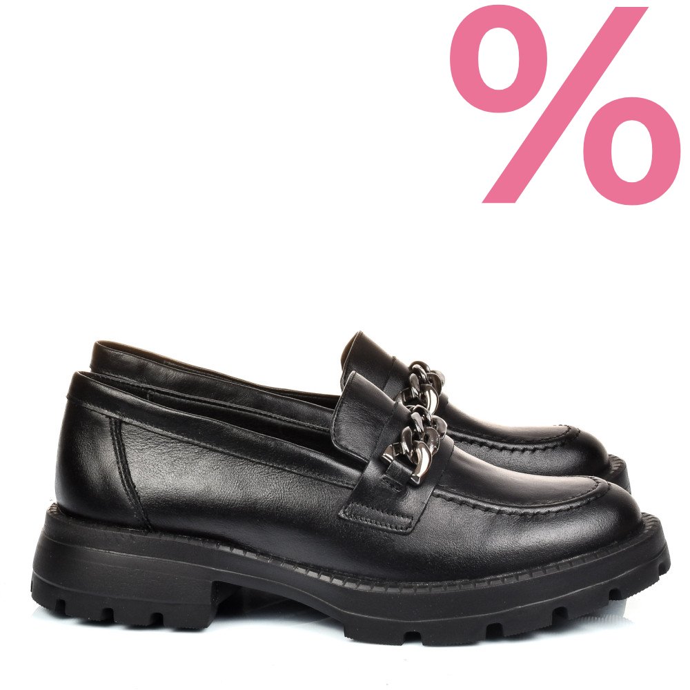 MOCASINI NEGRI PIELE NATURALA 251616NP