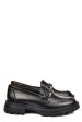 Mocasini negri piele naturala 251616np