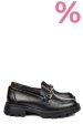 Mocasini negri piele naturala 251616np