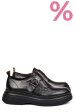 Mocasini negri piele naturala 251618np
