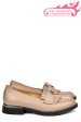 Mocasini bej piele naturala 251628np