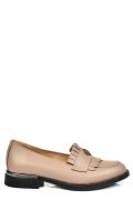 MOCASINI BEJ PIELE NATURALA 251628NP