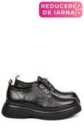 PANTOFI NEGRI PIELE NATURALA 251617NP