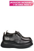 PANTOFI NEGRI PIELE NATURALA 251617NP
