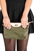 GEANTA VERDE INCHIS PIELE NATURALA GEN002