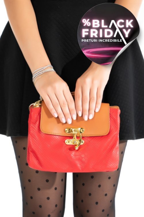 Geanta rosie piele naturala gen0202
