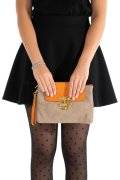 GEANTA KHAKI PIELE NATURALA GEN0202