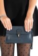 Geanta navy piele naturala gen333