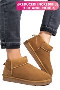 GHETE DAMA IMBLANITE PIELE NATURALA INTOARSA MARO 1S771200