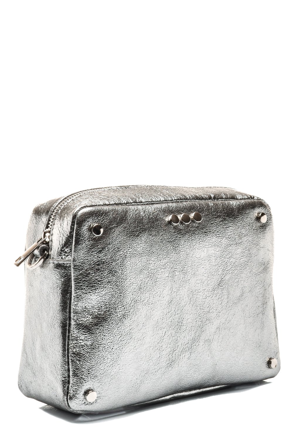 GEANTA ARGINTIE PIELE NATURALA 202377