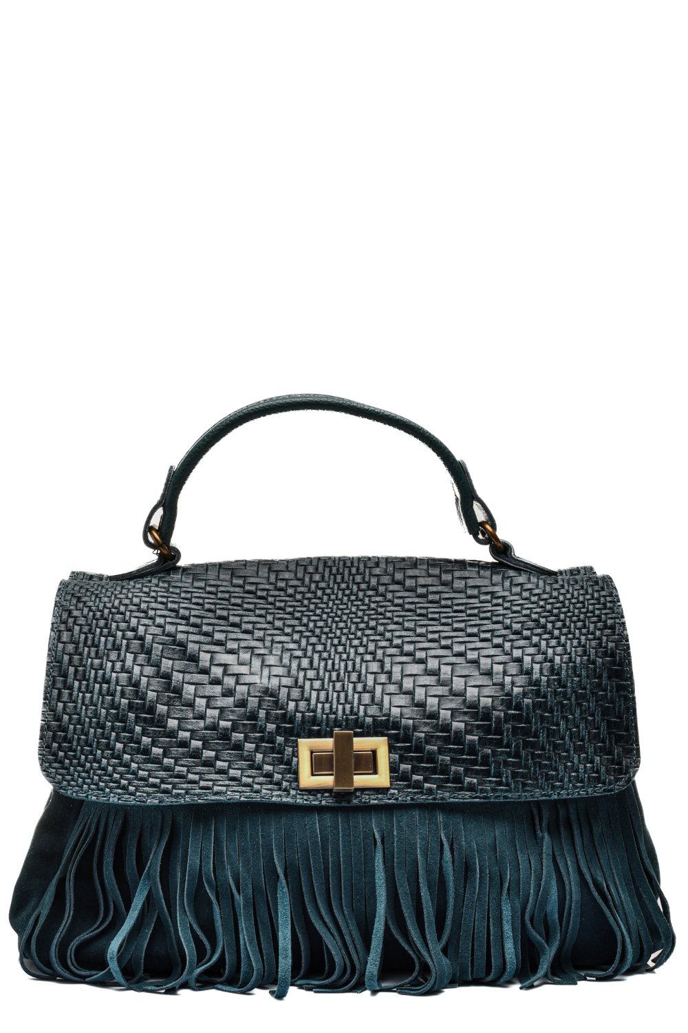 GEANTA VERDE PIELE NATURALA INTOARSA 142560